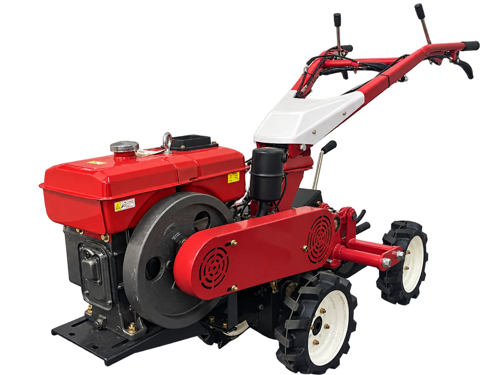Garlic harvester shown in the supplied product catalogue